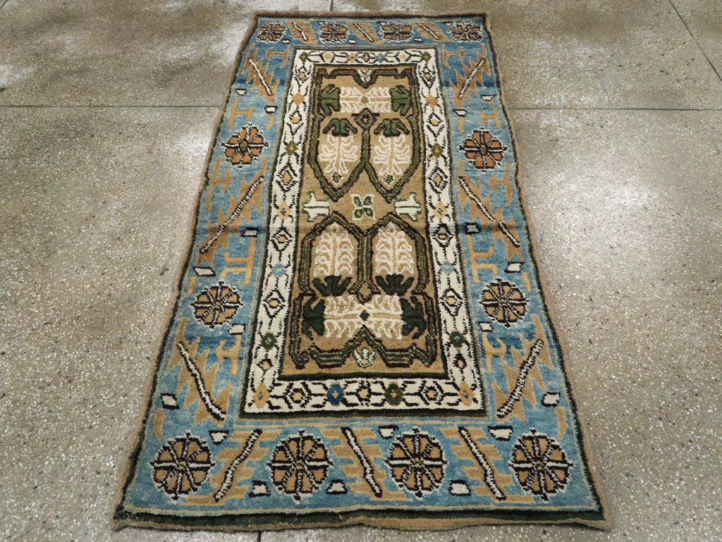 Antique Spanish Cuenca Rug, No.9093 - Staging