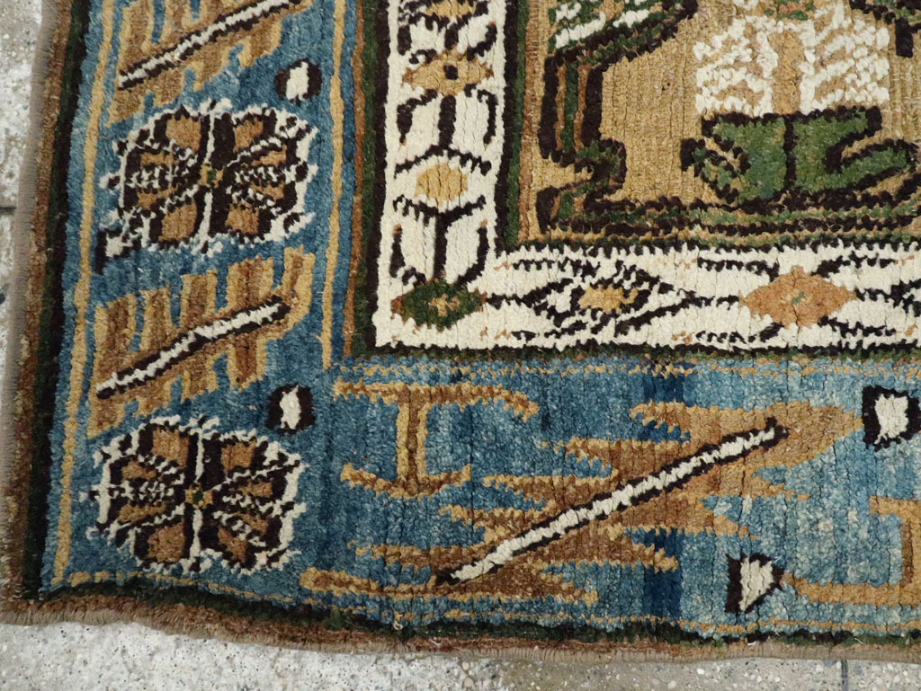 Antique Spanish Cuenca Rug, No.9093 - Staging