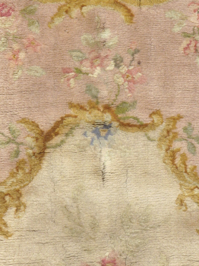 Antique French Savonnerie Runner, No.9105 - Staging