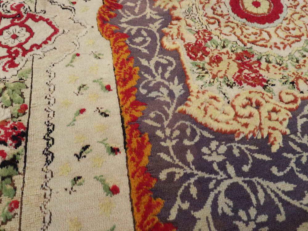 Antique Turkish Herekeh Rug, No.9107 - Staging