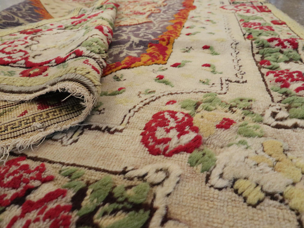 Antique Turkish Herekeh Rug, No.9107 - Staging