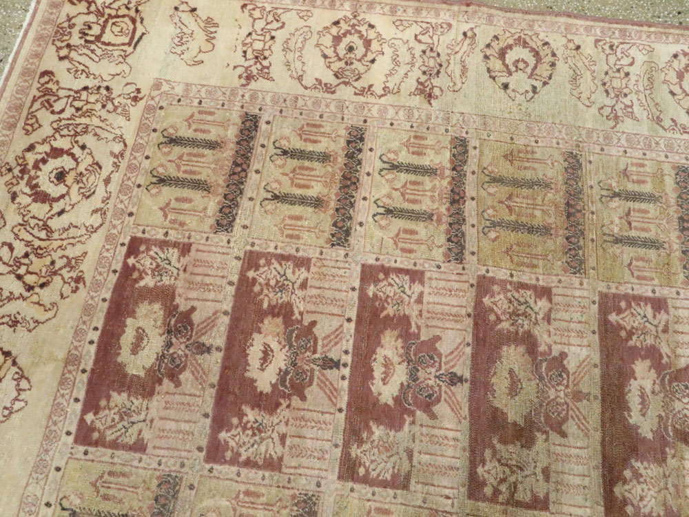 Antique Persian Dorokhsh Carpet, No.9152 - Staging