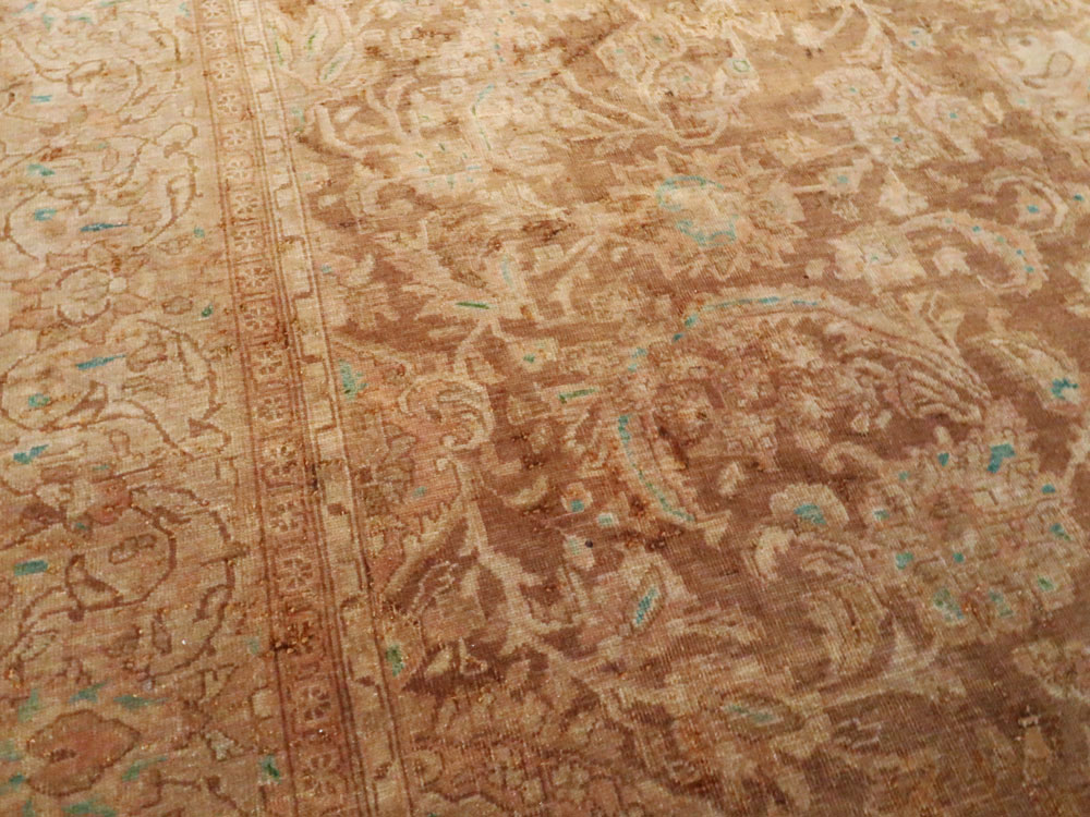 Vintage Persian Kashan Carpet, No.9231 - Staging