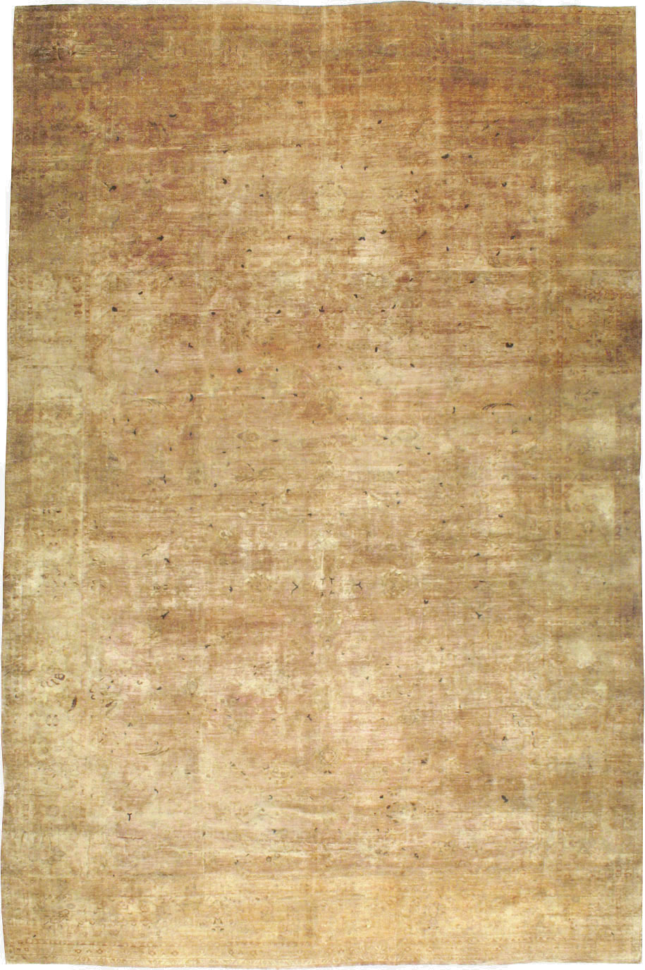 Antique Persian Kashan Rug, No.9236 - Staging