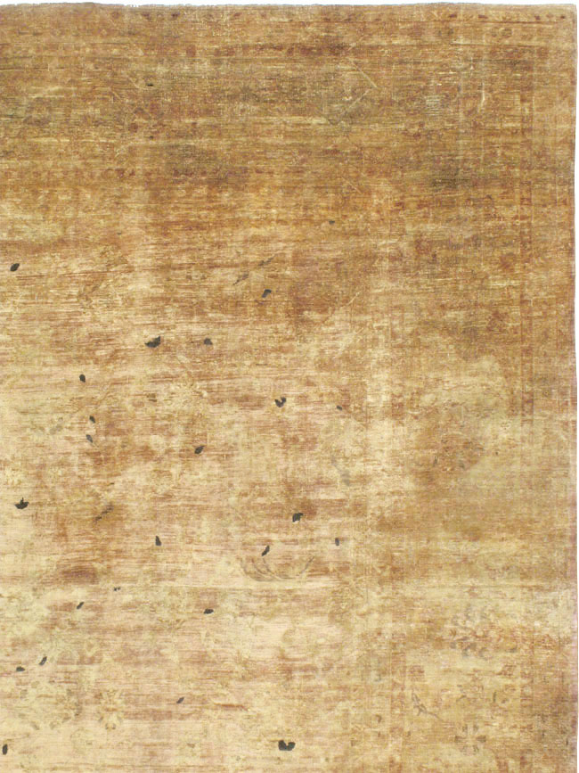 Antique Persian Kashan Rug, No.9236 - Staging