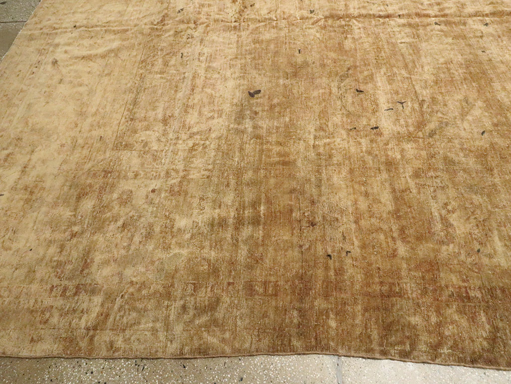 Antique Persian Kashan Rug, No.9236 - Staging