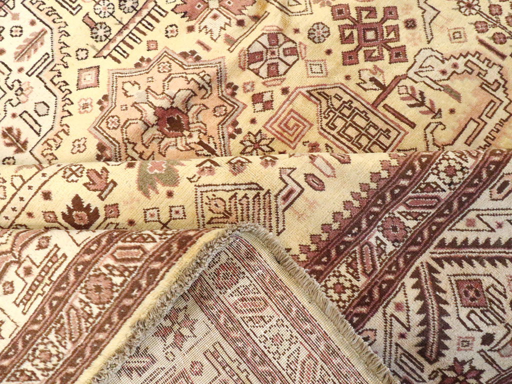 Vintage Persian Tabriz Carpet, No.9259 - Staging