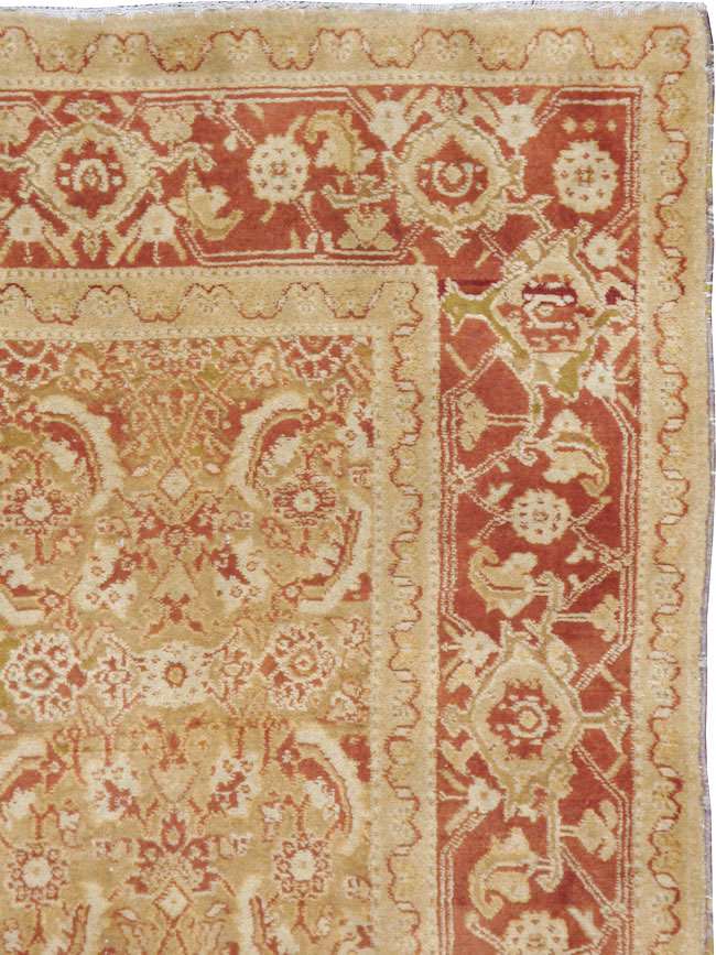 Antique Indian Agra Carpet, No.9273 - Staging