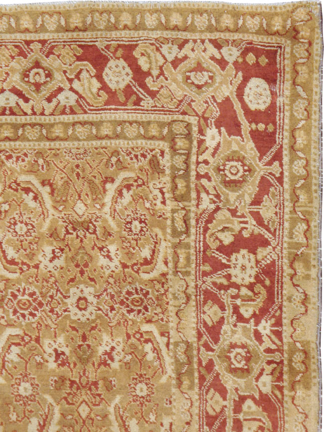 Antique Indian Agra Carpet, No.9273 - Staging