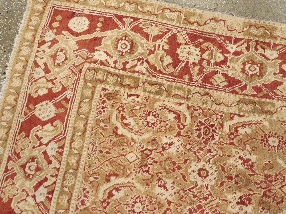 Antique Indian Agra Carpet, No.9273 - Staging