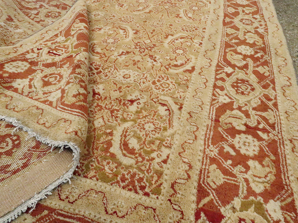 Antique Indian Agra Carpet, No.9273 - Staging