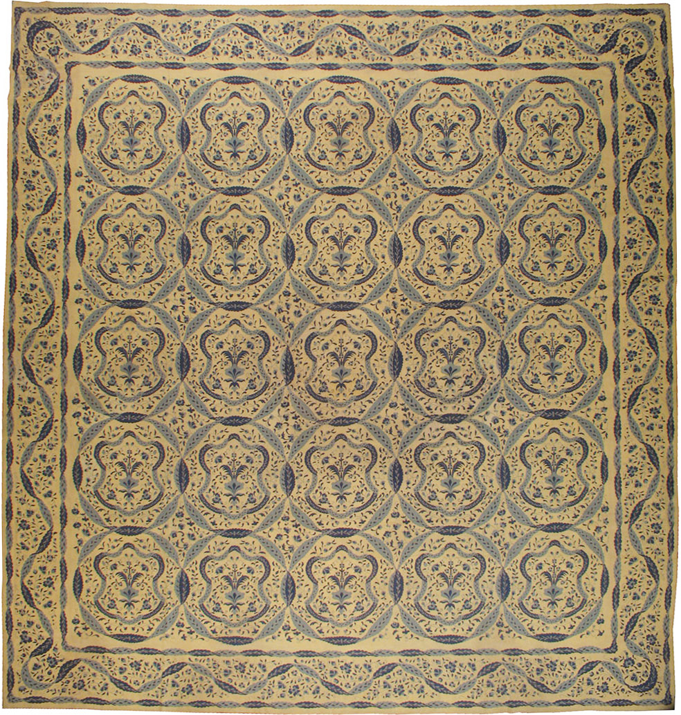 Vintage English Needlepoint Carpet, No.9279 - Staging