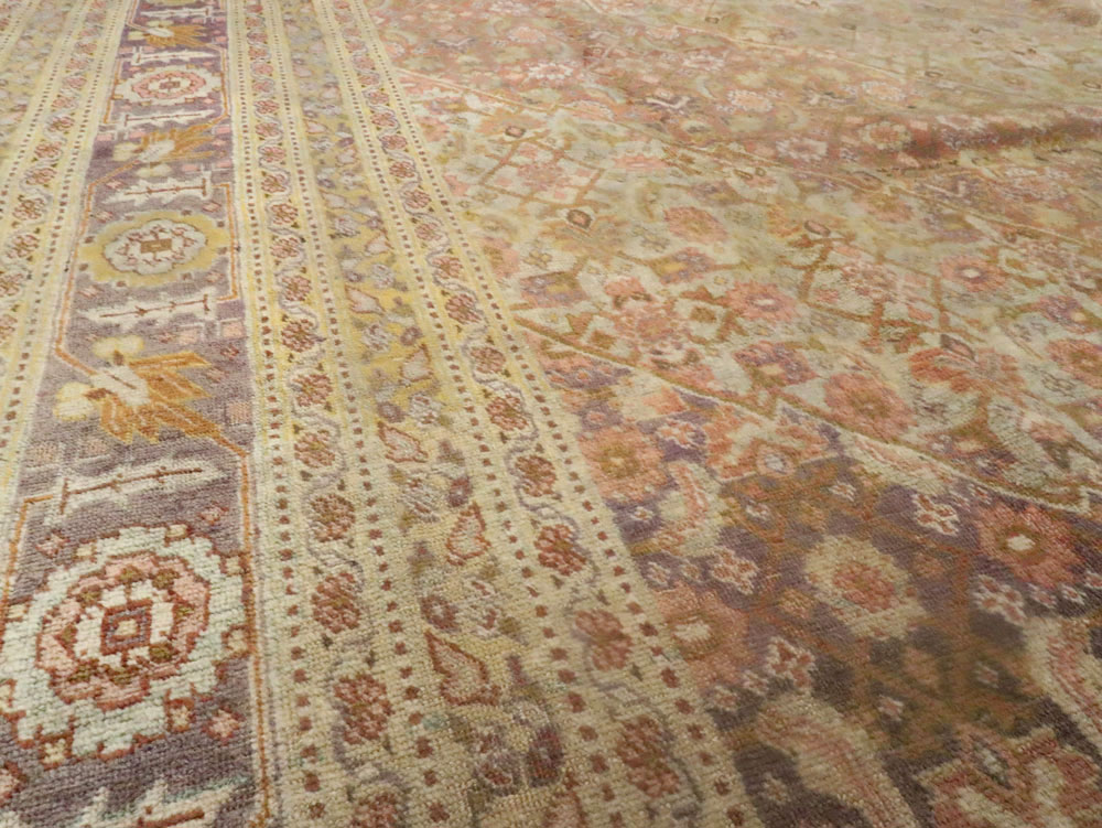 Antique Persian Tabriz Carpet, No.9284 - Staging