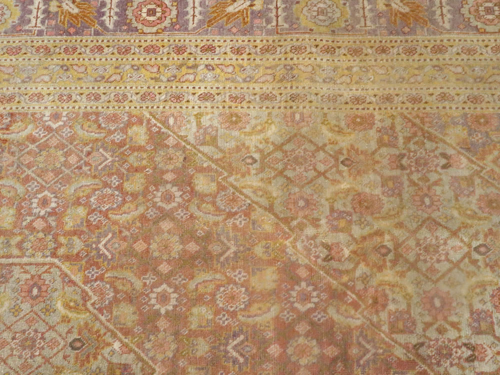 Antique Persian Tabriz Carpet, No.9284 - Staging