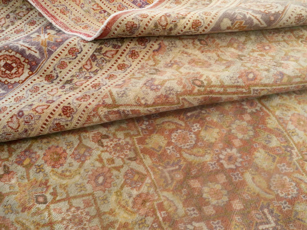 Antique Persian Tabriz Carpet, No.9284 - Staging