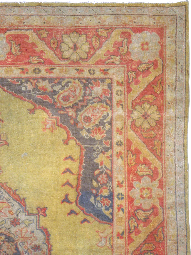 An Oushak Carpet, No.9395 - Staging
