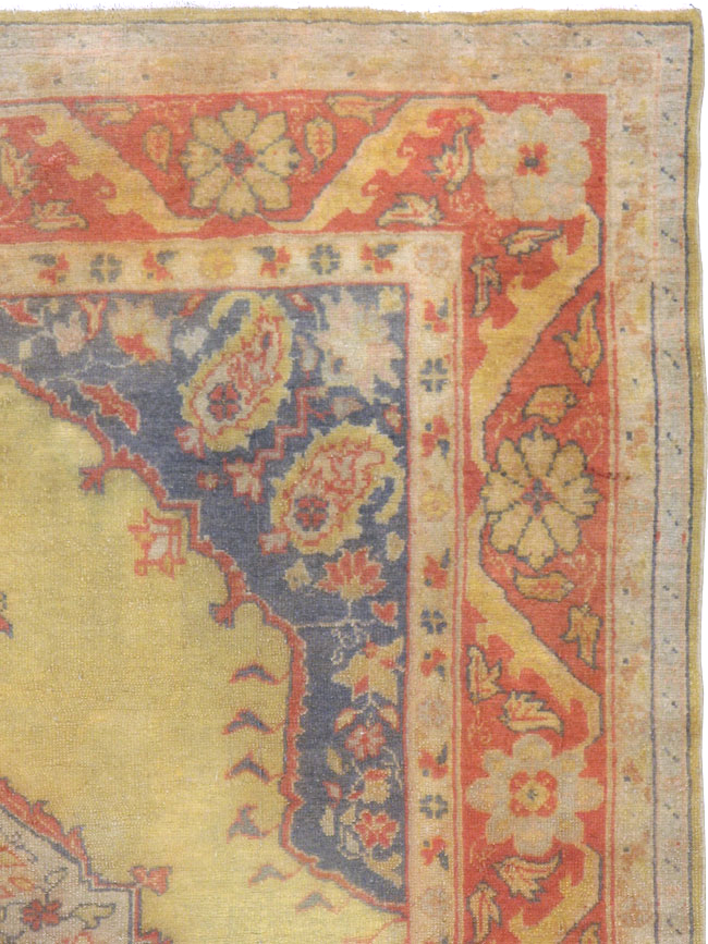 An Oushak Carpet, No.9395 - Staging