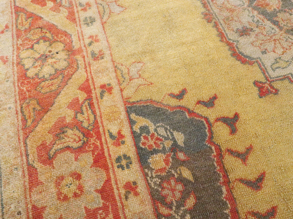 An Oushak Carpet, No.9395 - Staging