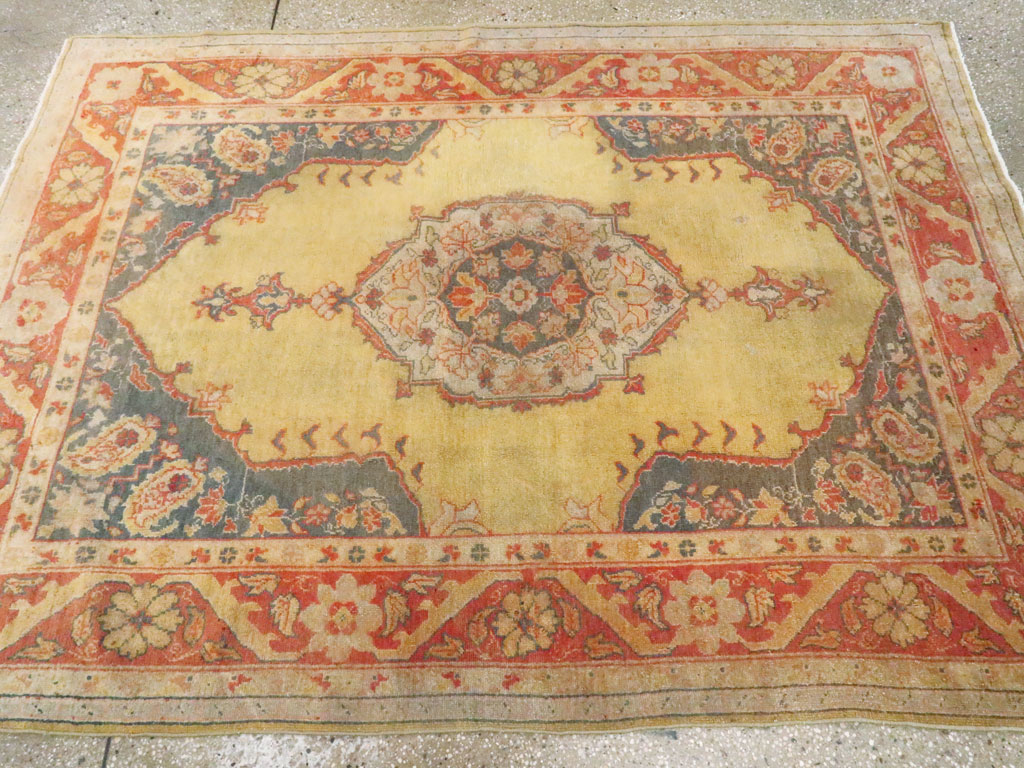 An Oushak Carpet, No.9395 - Staging