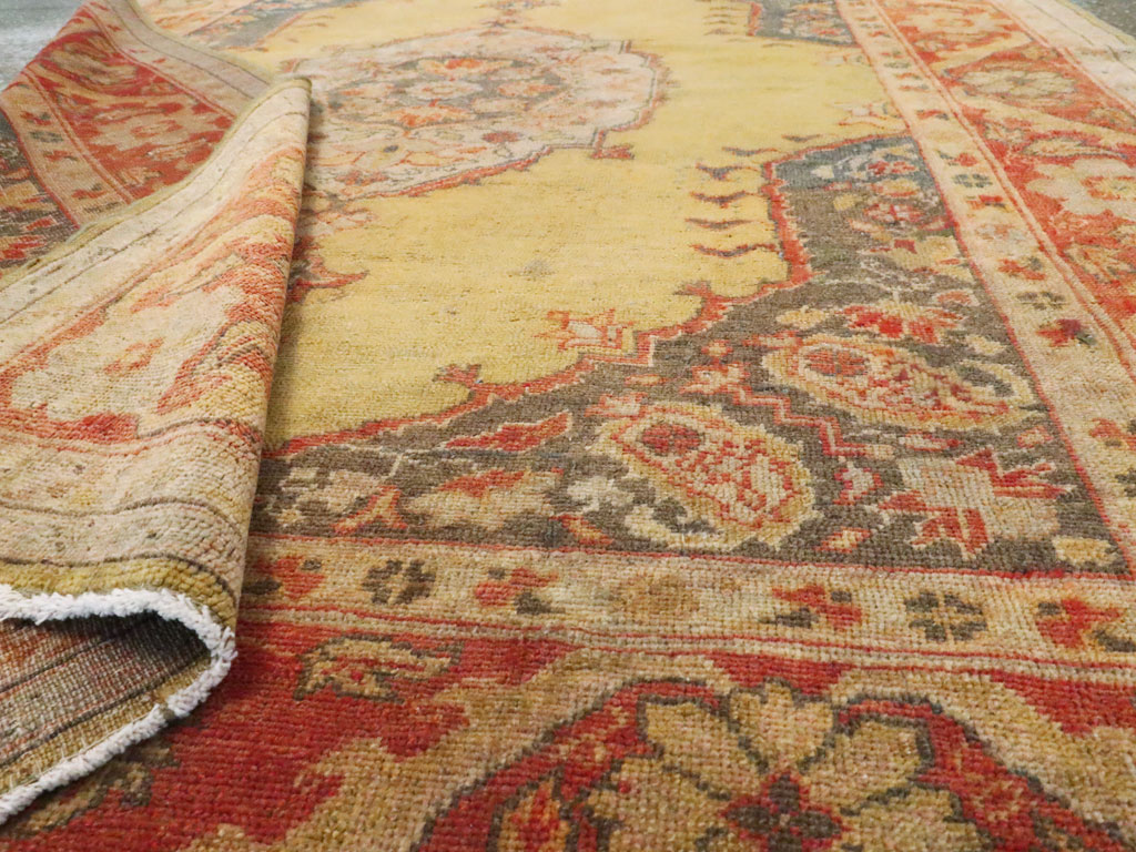 An Oushak Carpet, No.9395 - Staging
