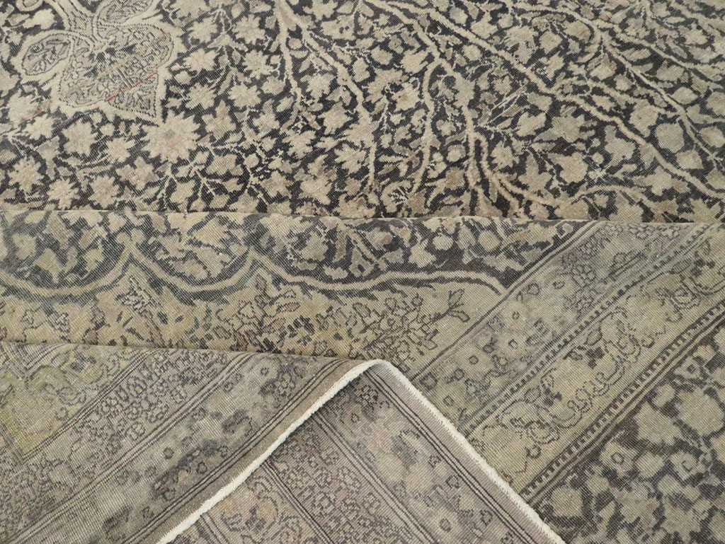 Antique Lavar Kerman Carpet, No.9397 - Staging