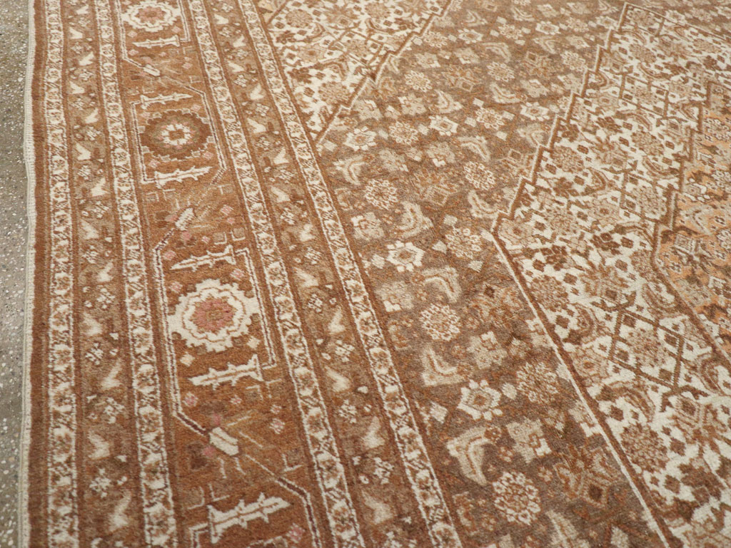 Antique Persian Tabriz Carpet, No.9405 - Staging