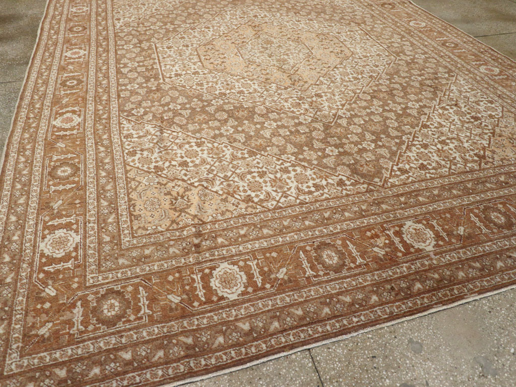 Antique Persian Tabriz Carpet, No.9405 - Staging