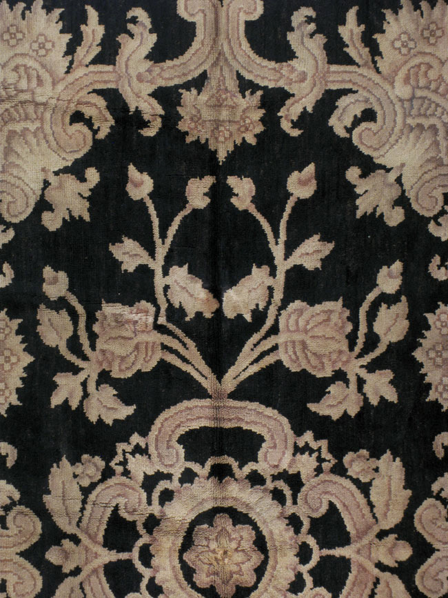 Antique French Savonnerie Room Size Carpet, No.9414 - Staging