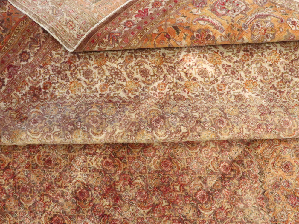 Vintage Persian Tabriz Carpet, No.9422 - Staging