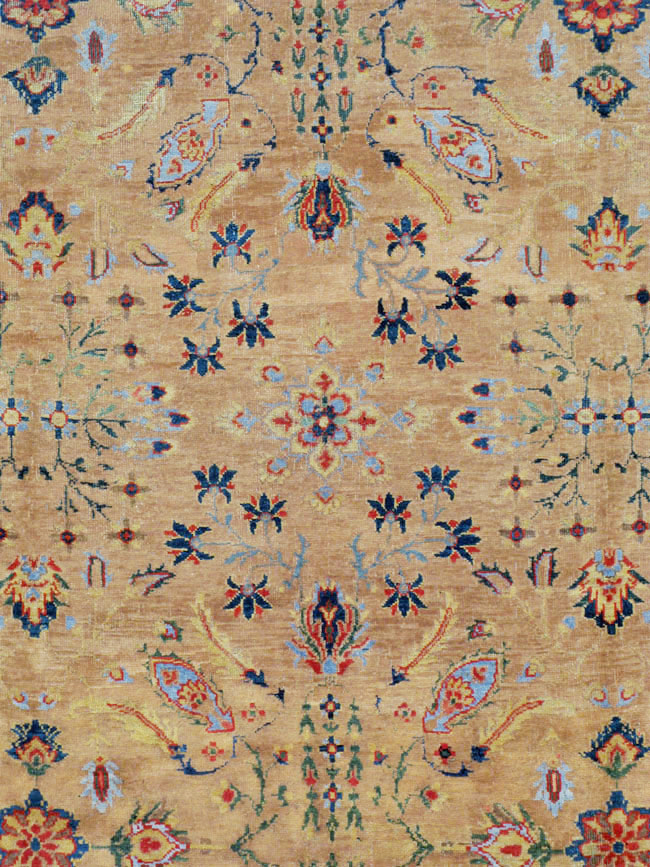 Antique Persian Mahal Carpet, No.9426 - Staging