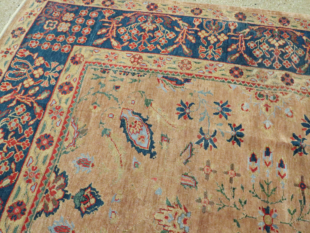 Antique Persian Mahal Carpet, No.9426 - Staging