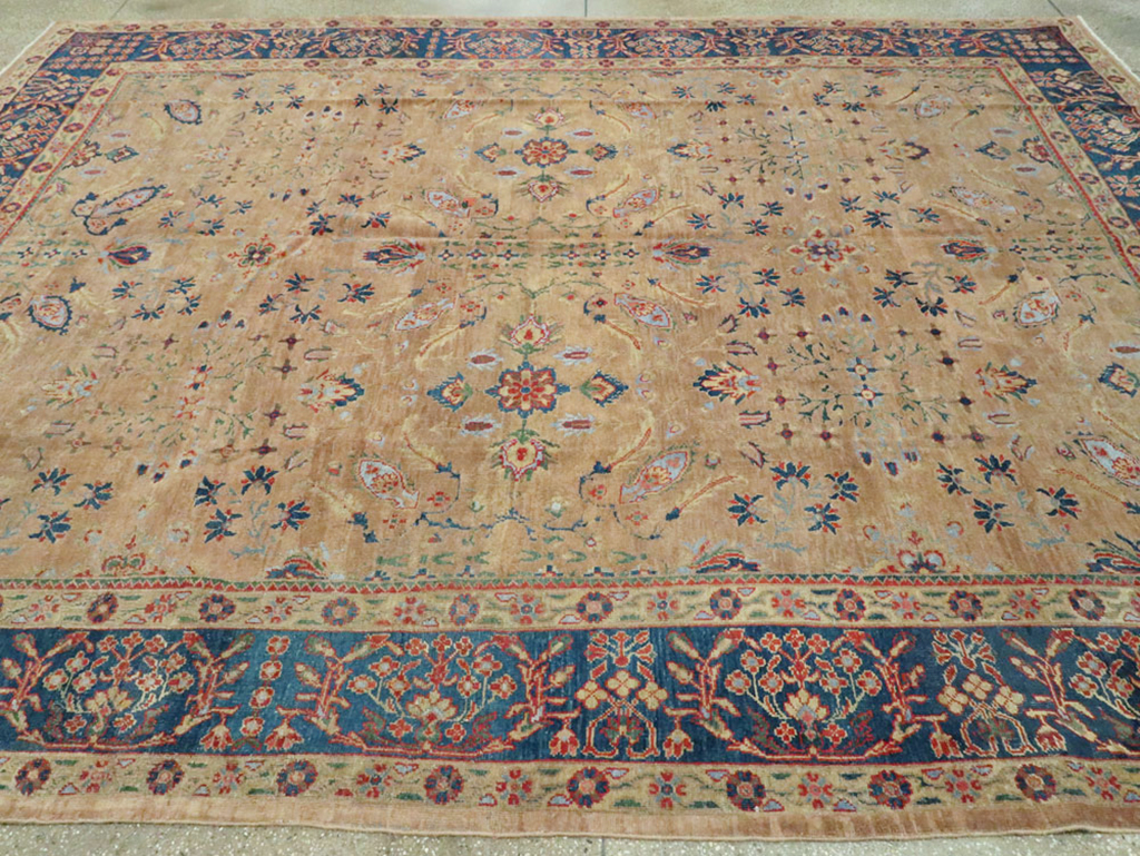 Antique Persian Mahal Carpet, No.9426 - Staging