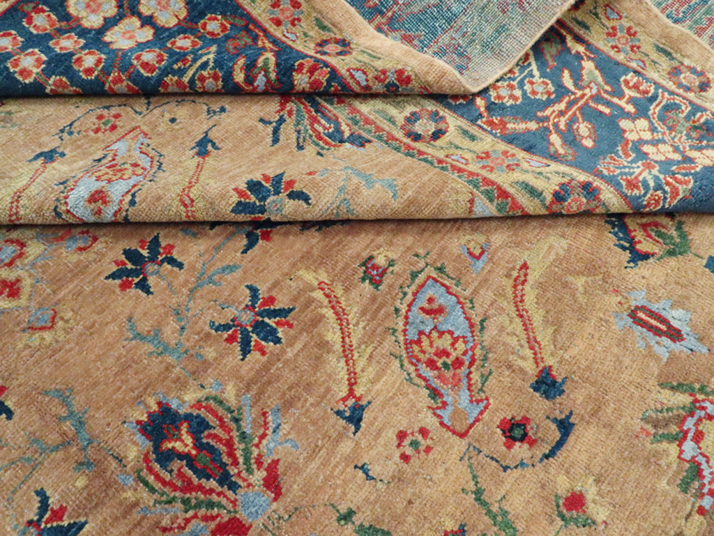 Antique Persian Mahal Carpet, No.9426 - Staging