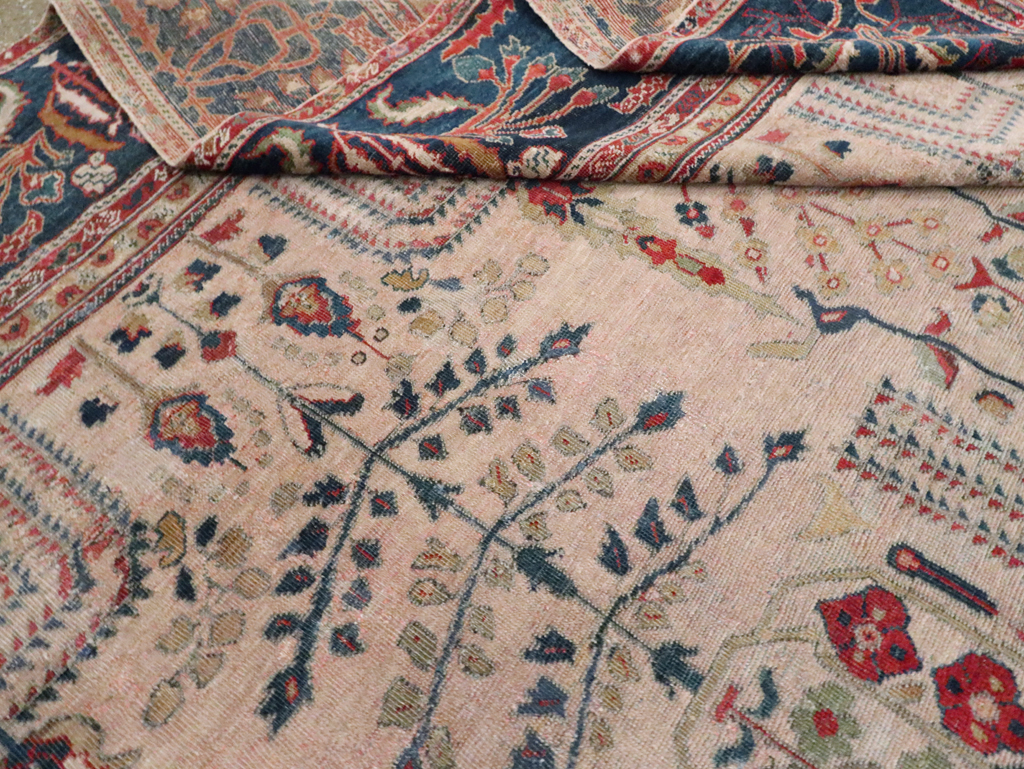 Antique Persian Mahal Carpet, No.9443 - Staging