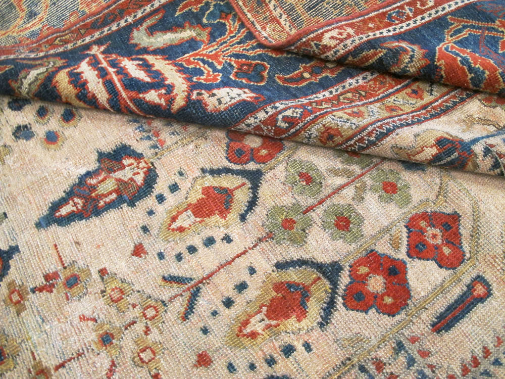 Antique Persian Mahal Carpet, No.9443 - Staging