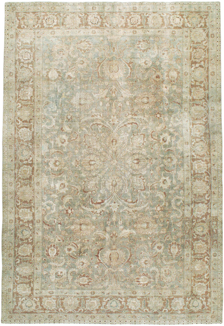 Antique Tabriz Carpet, No.9447 - Staging