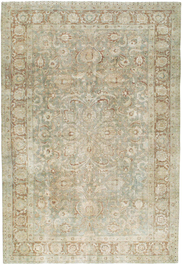 Antique Tabriz Carpet, No.9447 - Staging