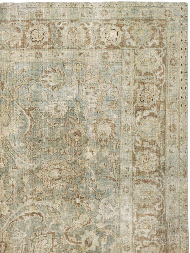 Antique Tabriz Carpet, No.9447 - Staging