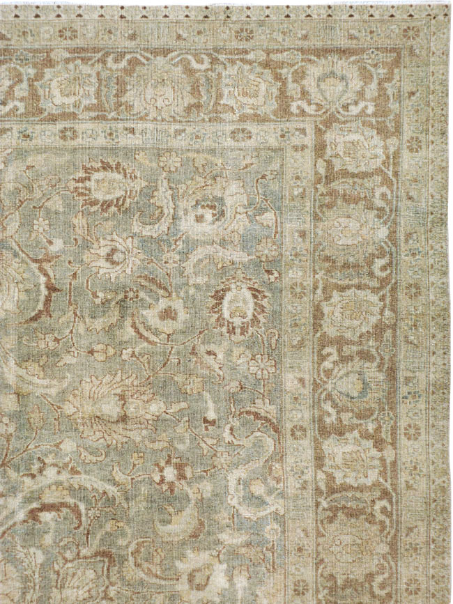 Antique Tabriz Carpet, No.9447 - Staging