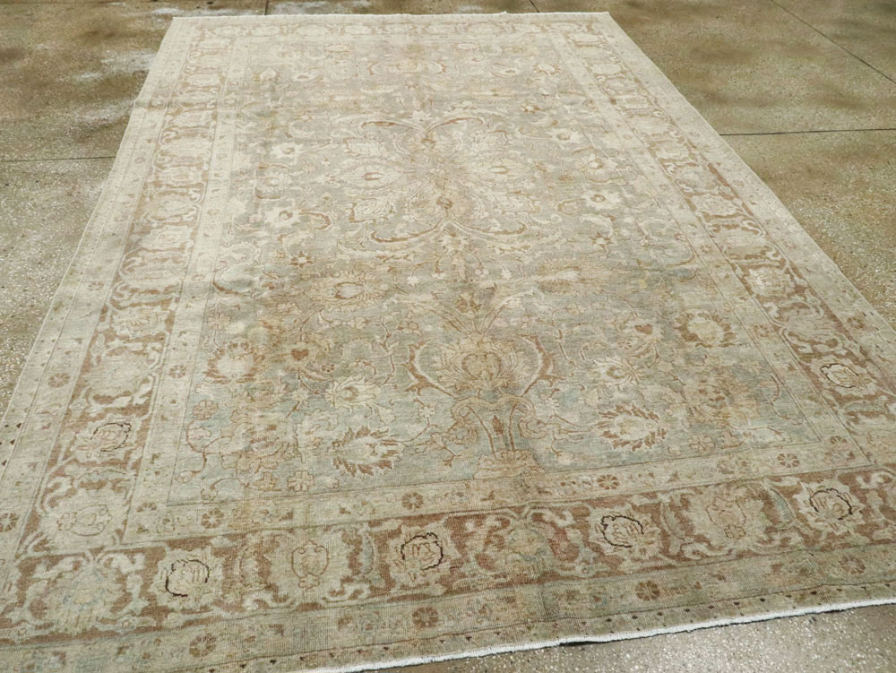 Antique Tabriz Carpet, No.9447 - Staging