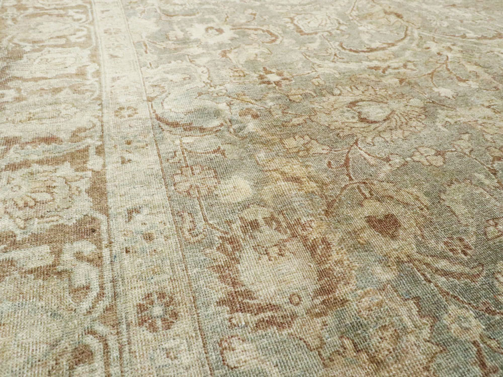 Antique Tabriz Carpet, No.9447 - Staging