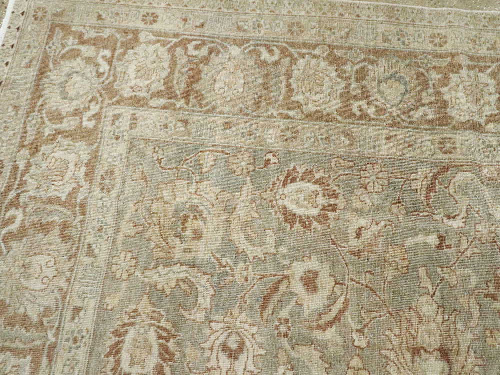 Antique Tabriz Carpet, No.9447 - Staging