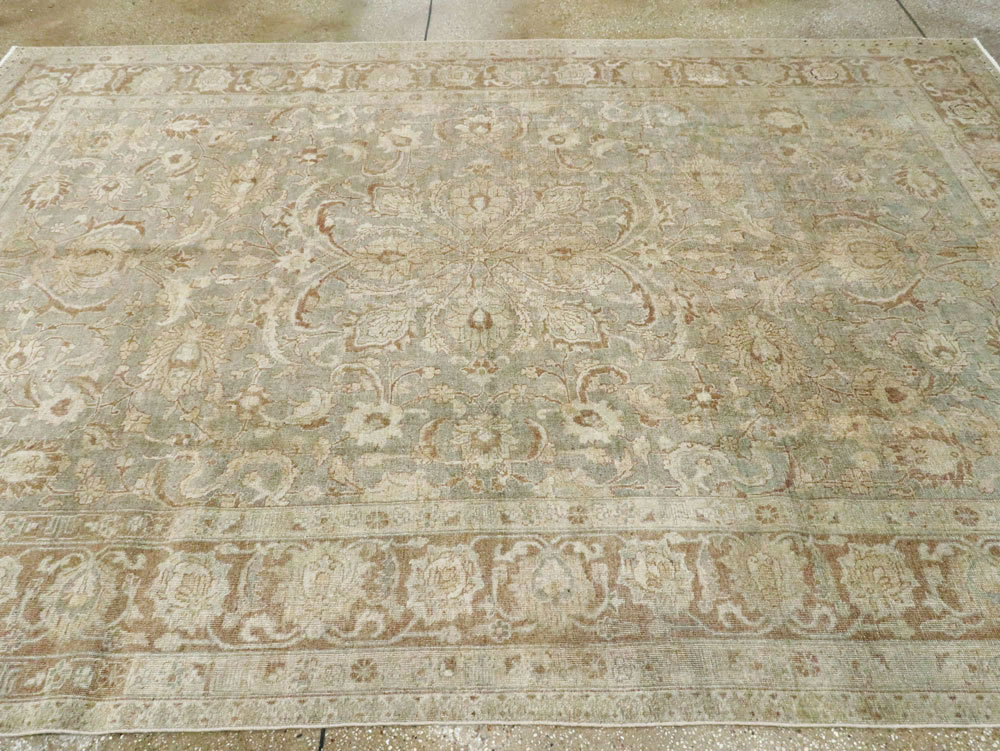 Antique Tabriz Carpet, No.9447 - Staging