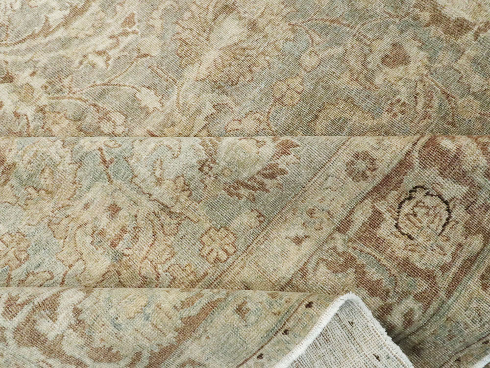 Antique Tabriz Carpet, No.9447 - Staging