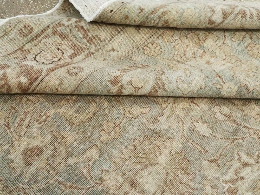 Antique Tabriz Carpet, No.9447 - Staging