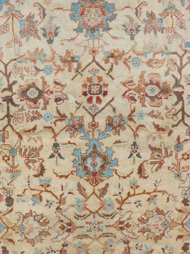 Antique Persian Mahal Gallery Rug, No.9457 - Staging