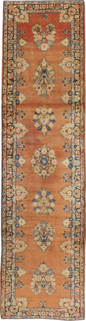 Antique Perisan Sarouk Runner, No.9477 - Staging