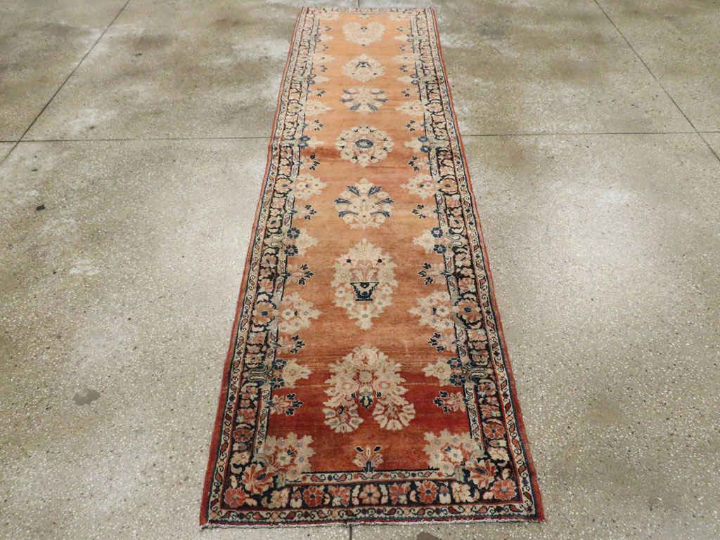 Antique Perisan Sarouk Runner, No.9477 - Staging