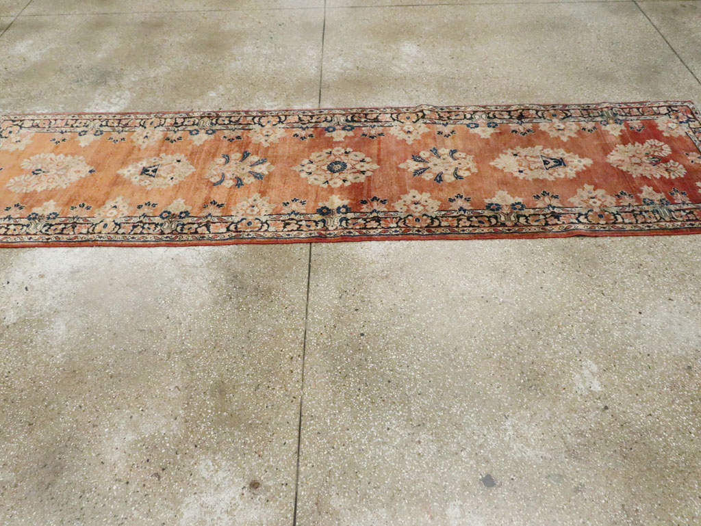 Antique Perisan Sarouk Runner, No.9477 - Staging
