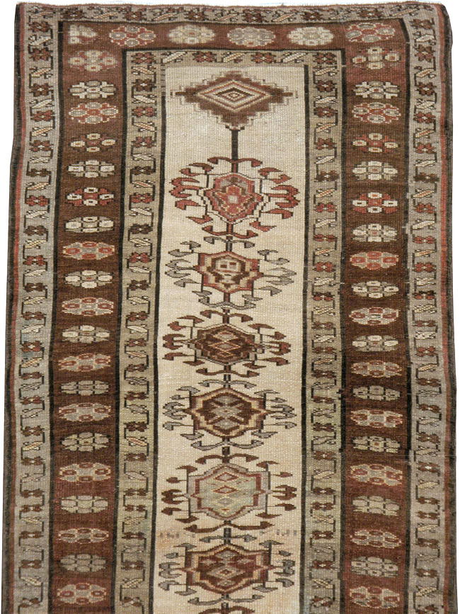 Antique Persian Kurdish Runner, No.9487 - Staging
